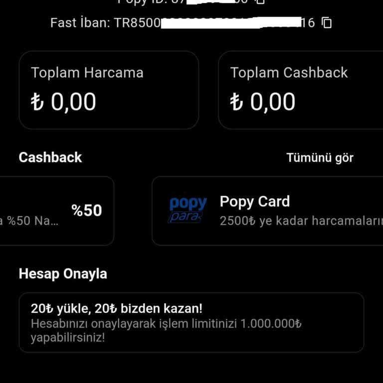 Popy Para Popypara Parayı Hesaba Geçirmeme