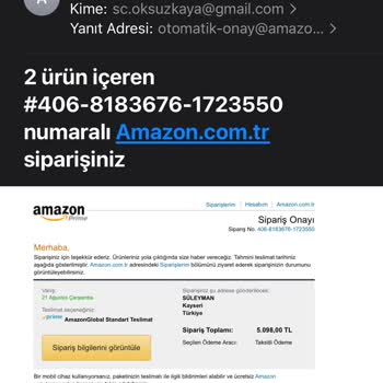 Amazon'dan Habersiz İptal Ve Büyük Maddi Kayıp