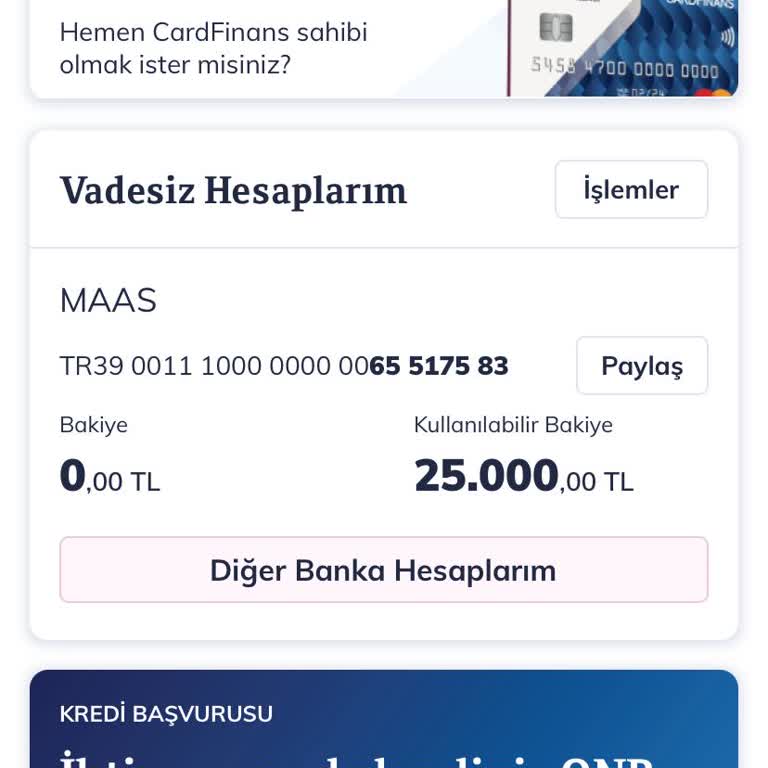 QNB Finansbank Görünmeyen Borç, Kapatılmayan Hesap (! )
