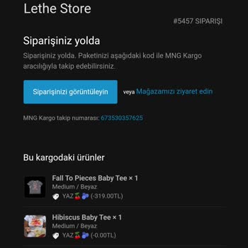 Lethestore Lethe Store İlgisizliği Ve Siparişim İptali