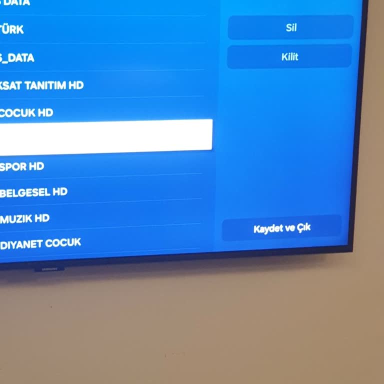 Samsung Kanal Taşıma Yok