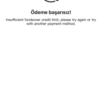 Shein Siparişimi Ve Kartımı Kabul Etmiyor