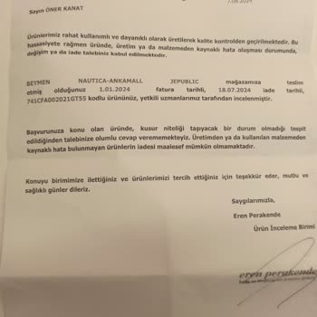 Lacoste Hatalı Kalitesiz Ürün