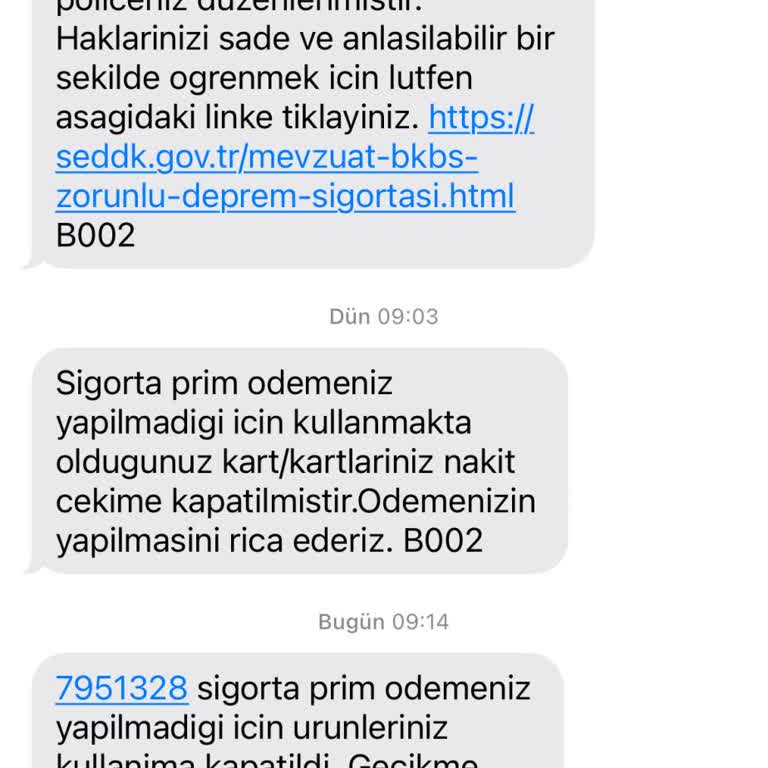 DASK Sigortası Ve Garanti Bankası İşlemleri Hakkında Şikayet