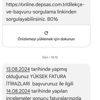 Depsaş Enerjinin Kullanılmamasına Rağmen Fatura Çıkarması.