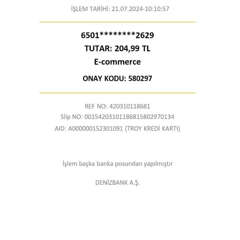 Aypara İsimli İşletme Tarafından Kredi Kartımdan Para Çekilmesi