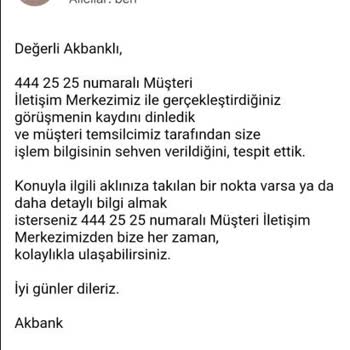 Akbank HGS Mağduriyeti Ve Temsilciler Çok Saygısızlar