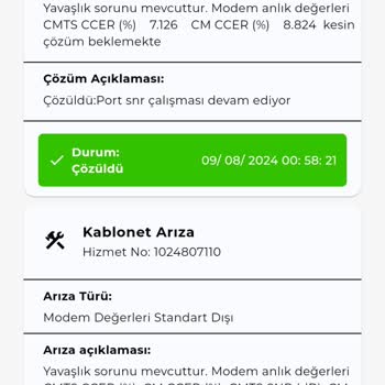 TÜRKSAT Kablo Net İnternet Problemi