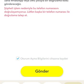 Hesabım Yasak Yedi Snapchat Açılmıyor