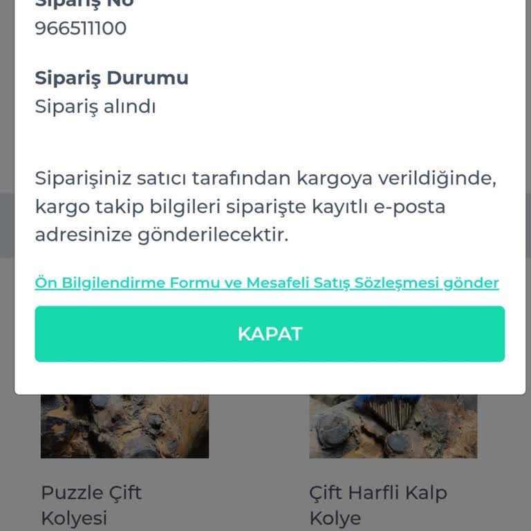 Shopier Üye Olmadan Verilen Siparişin İptali
