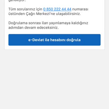 Sahibinden E Devlet Sorunu