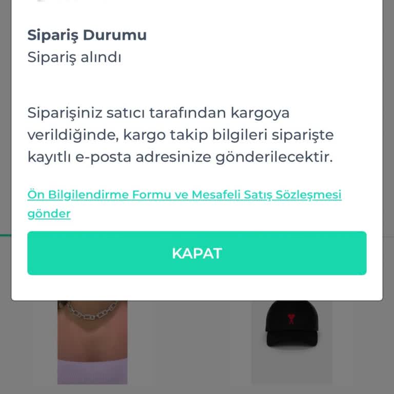 Meryjew Sipariş Kargoya Verilmiyor