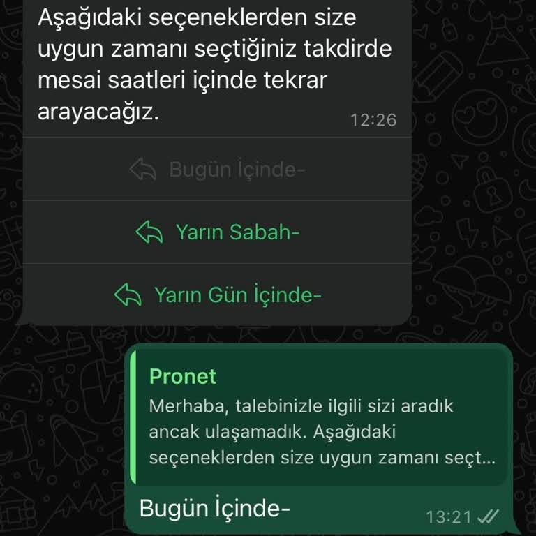 Pronet Üyelik İptal Formunu Yollamıyor