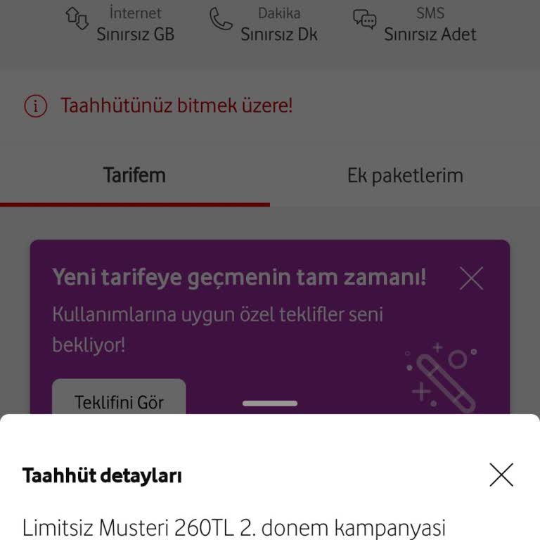 Vodafone Taahhüt Sonrası Fiyat Artışı Sorunu