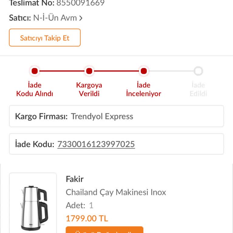Trendyol Alışverişi Para İadesi Yapılmıyor