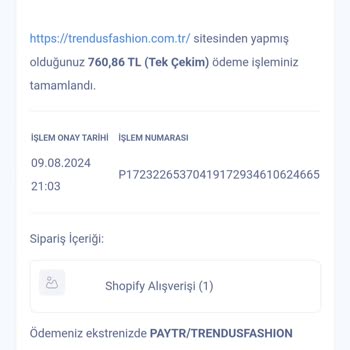 Trendusfashion.com, Mail Ve Telefonlara 6 Gündür Cevap Vermiyor
