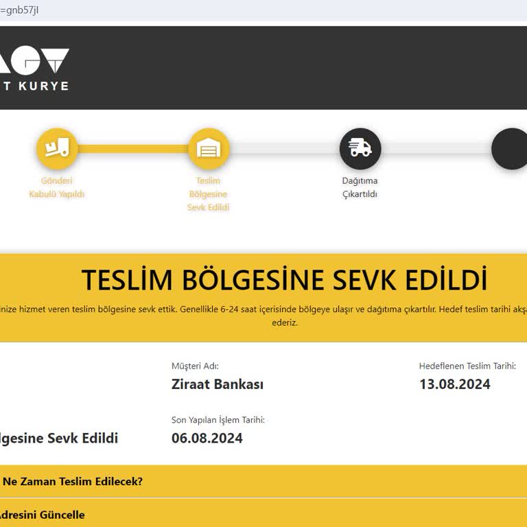 Ziraat Bankası Kredi Kartım Ulaşmıyor