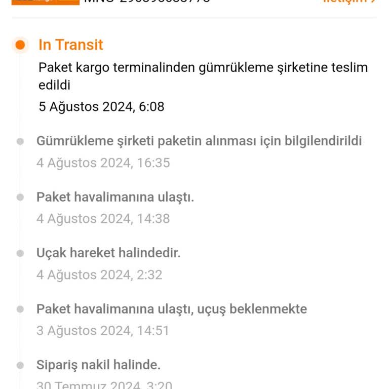 MNG Kargo Temu Kargomu Gümrükte Bekletiyor!