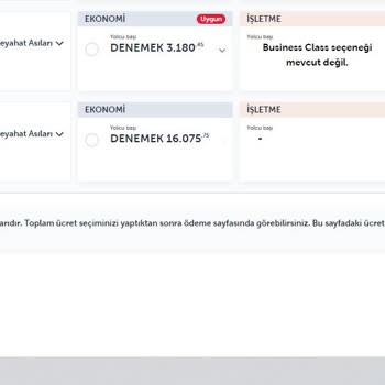 THY Müşteriye Pahalı Bilet Satması