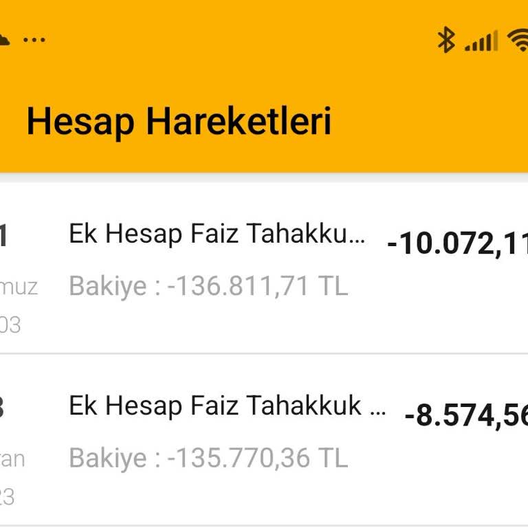 VakıfBank Ek Hesap Fazla Faiz Kesilmiş.