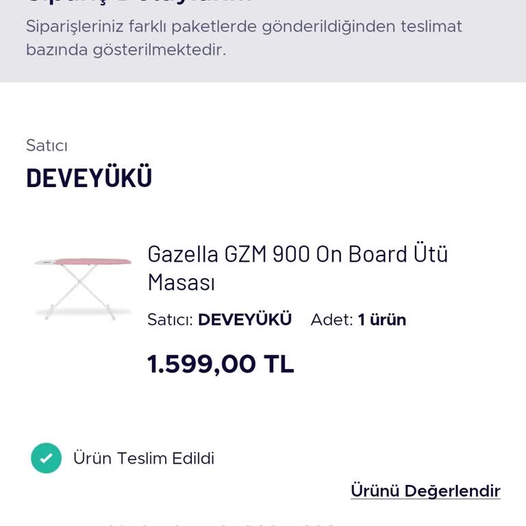 Gazzella Ürün Kusurlu... Masa Ayaklarında Üretim Hatası Var... Dengede Durmuyor