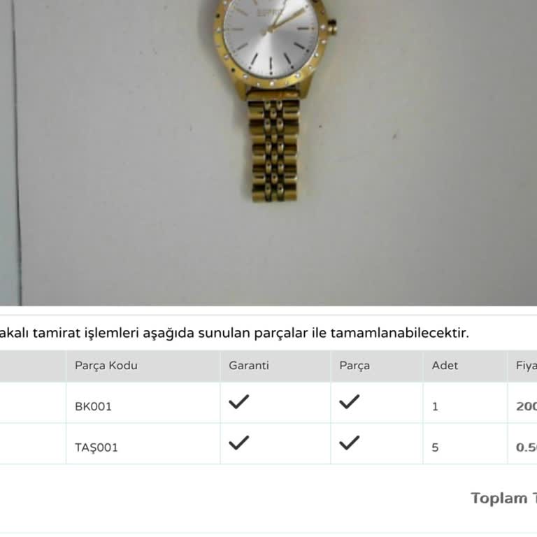 Esprit Saat & Saat İn Ayıplı Ürün Satışı