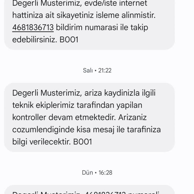Türk Telekom TTNET İnternet Arızası Giderilmiyor.