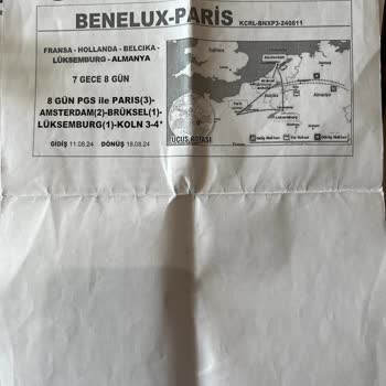 Kappatur Benelux Turunda Gerçekleşmeyen Geziler Ve Kötü Konaklama