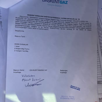 Başkent Gaz 1 Senedir Servis Hattını Getirmiyor.