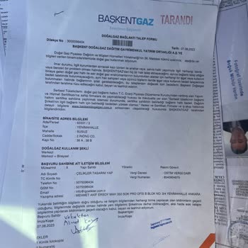 Başkent Gaz 1 Senedir Servis Hattını Getirmiyor.