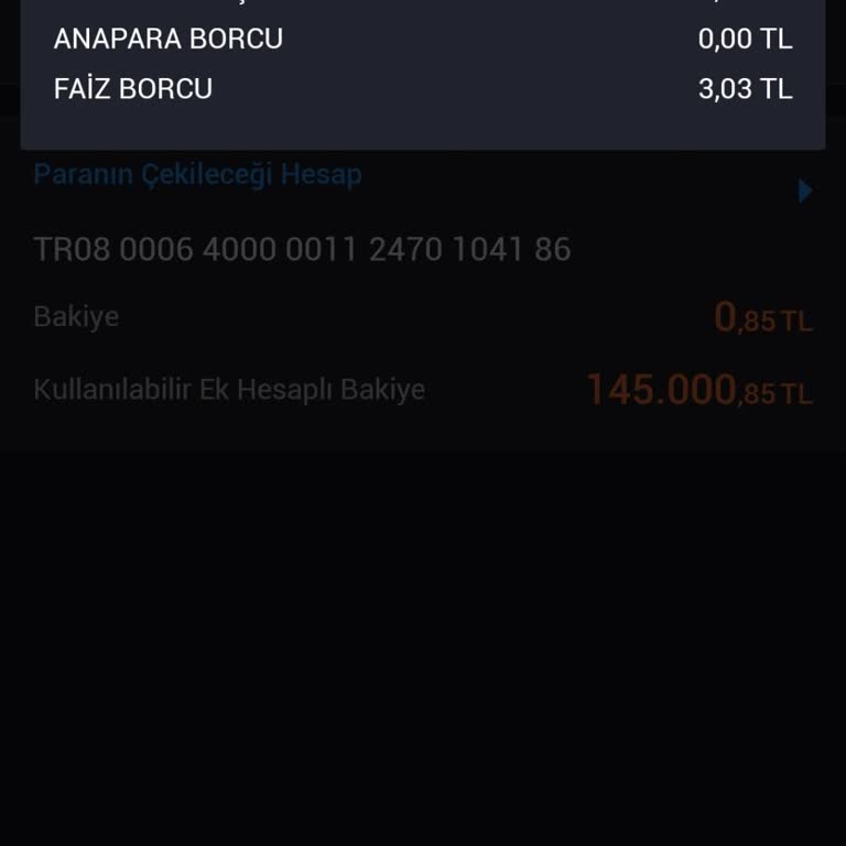 Olmayan Borçtan Kendi Kendine Faiz Kesen İş Bankası.