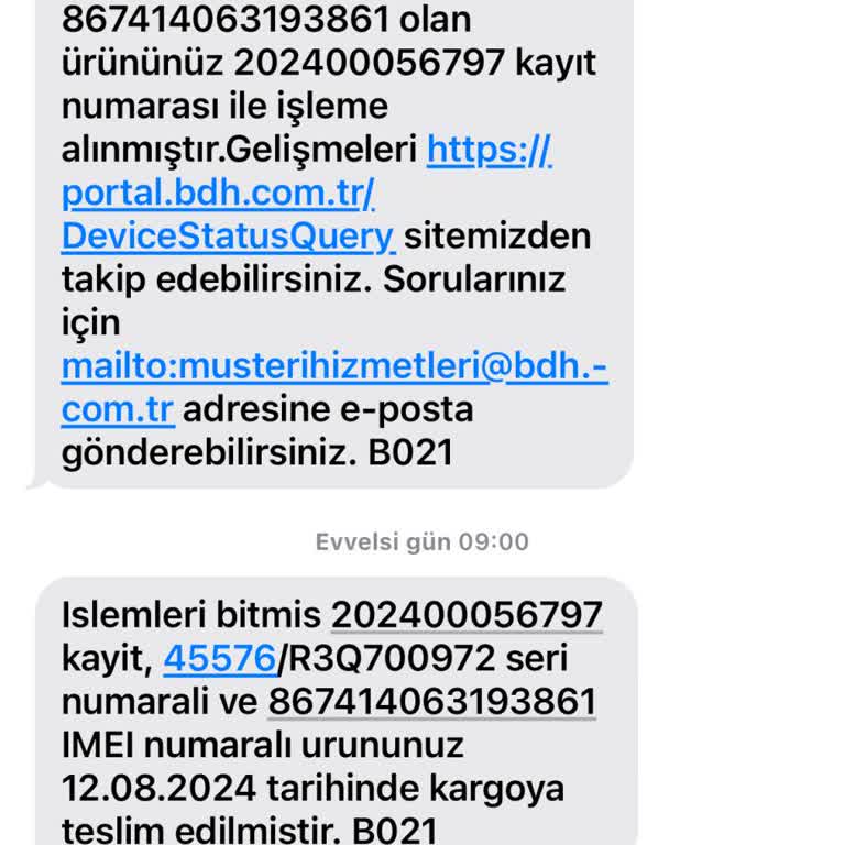 BDH Bilişim Destek Hizmetleri Yanlış Telefon Tamiri Ve Bilgilendirme Sorunu