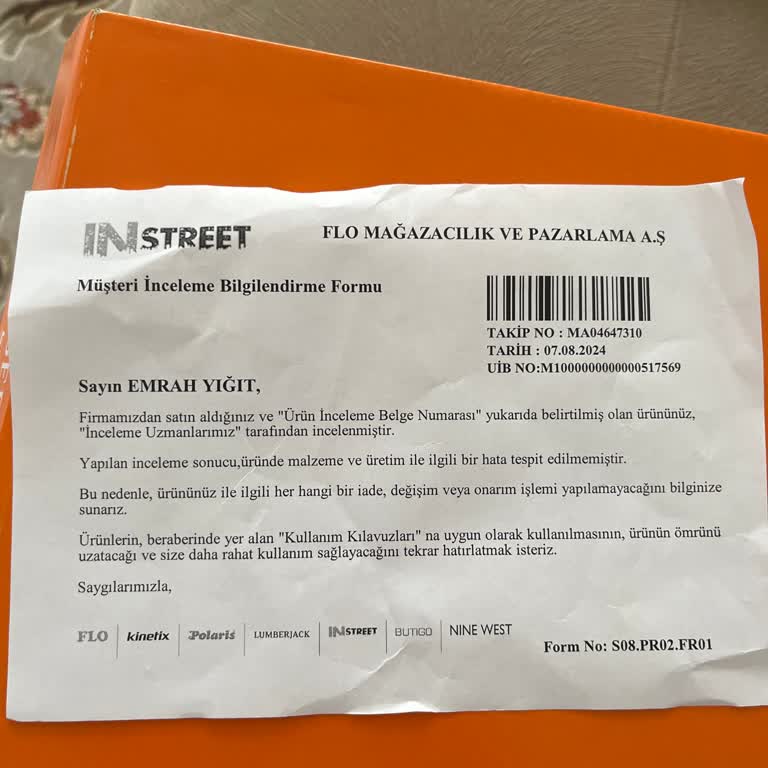 Ürünün Arkasında Durmayan FLO Mağazacılık In Street