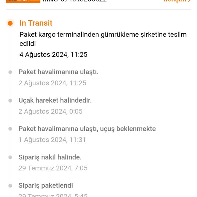 MNG DHL Kargo Sorunu
