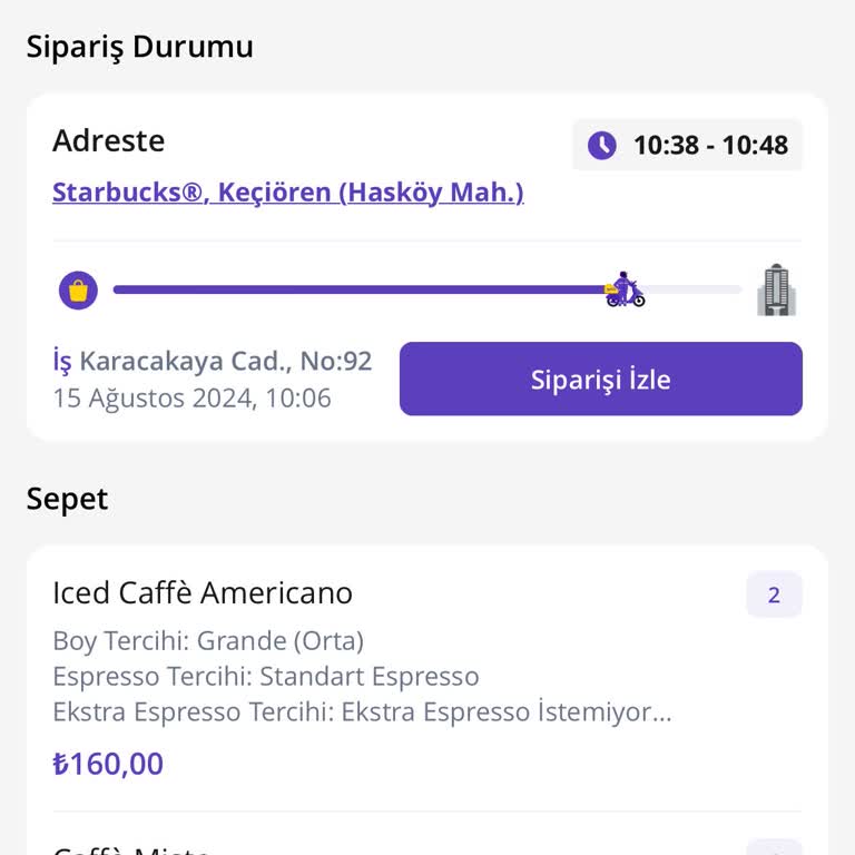 Getir Kahve Siparişleri Sürekli Yanlış Ve Dökülmüş Geliyor