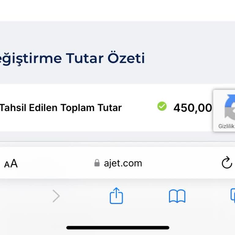 AJet Uçuş Saati Değişikliği Ve Ek Ücret Talebi