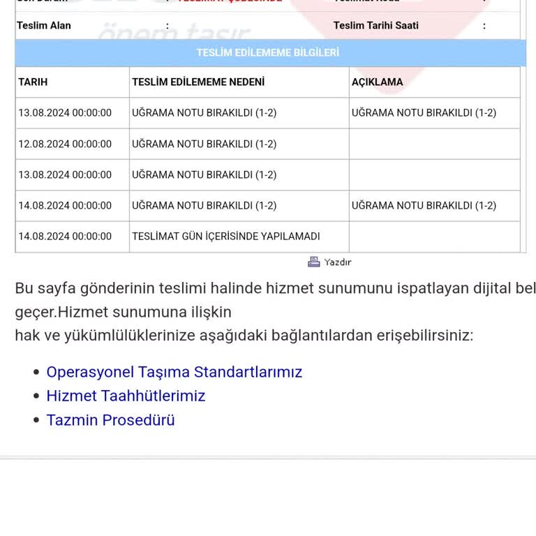 Aras Kargo Biz Buradayız, Kargolar Nerede?