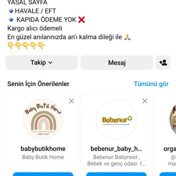 Bebekk_kapi_susleriimm Instagram Üzerinden Yapılan Alışverişte Güven Sorunu