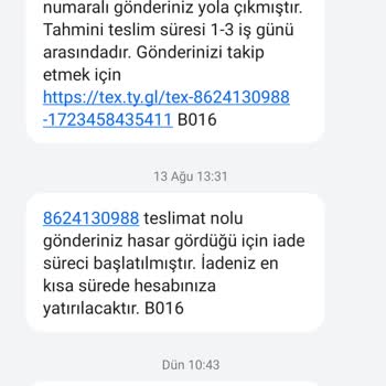 Boraks Dayanıklı Tüketim Malları Hasarlı Ürün İptali Ve Fiyat Artışı Mağduriyeti