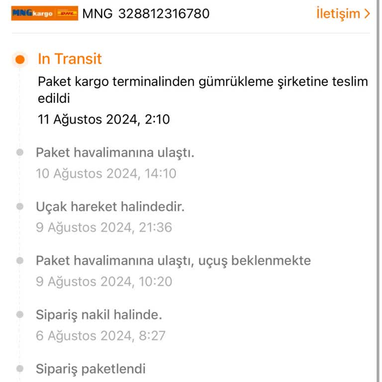 MNG Kargo Temu Siparişini Gümrükte Bekletiyor