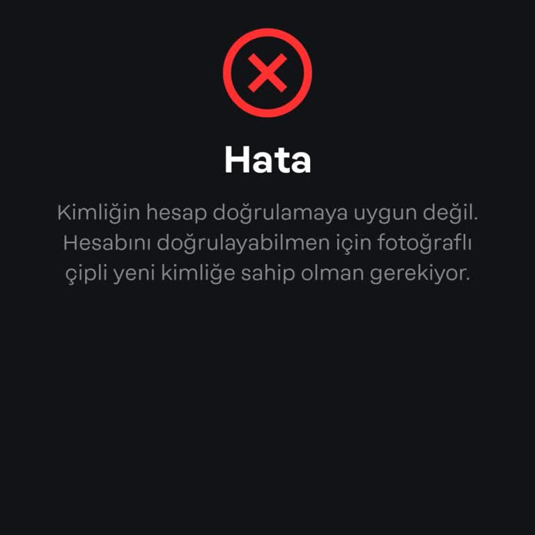 Papara NFC Hata Veriyor