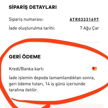 Adidas İadenin 14 İş Günü İçinde Verilmesi Haksızlık