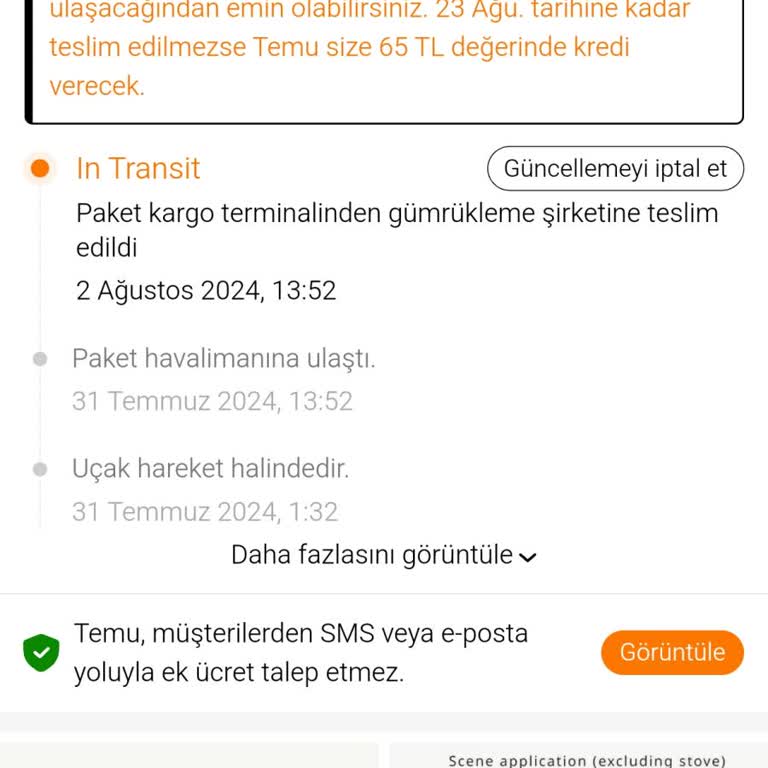 Temudan Verdiğim Sipariş 15 Gündür Gümrükte Bekletiliyor.