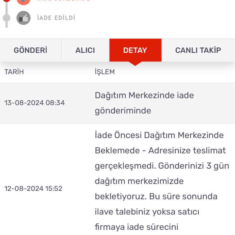 Kargomsende Firmasıyla Yaşanan Teslimat Sorunu