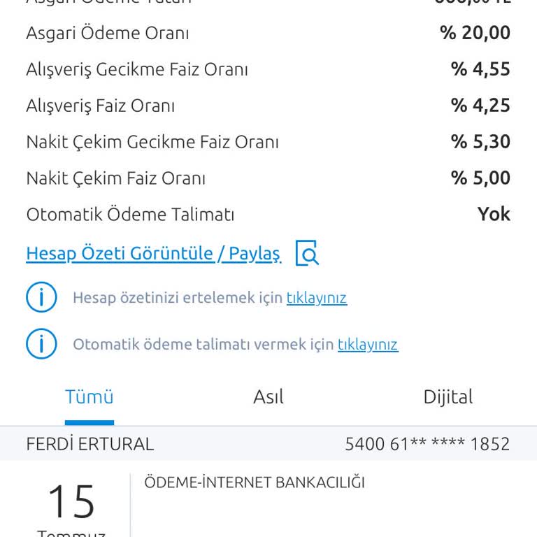 Yapı Kredi Bankası Kredi Kartı Yıllık Kart Ücreti 666 Lira!