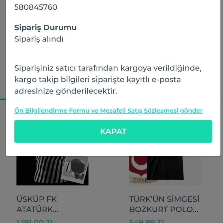 Shopier Üsküp Fk Forma 1 Buçuk Haftadır Gelmedi