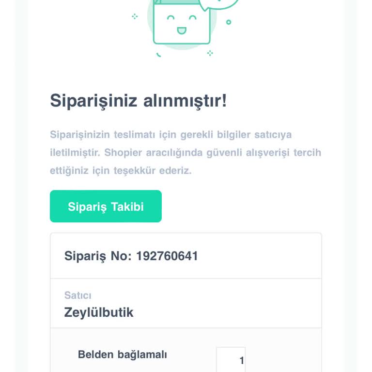 Zeylül Butik Sipariş Ve İletişim Problemi Yaşadım