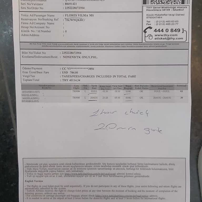 THY'den Ciddiyetsiz Hizmet Ve Ekstra Ücret Talebi