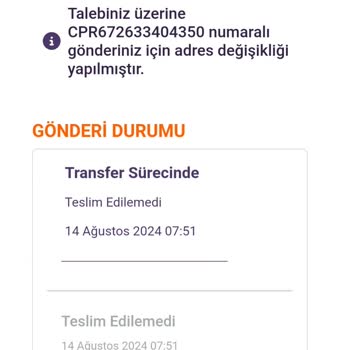 Hepsijet Kargosunun İlgisizliği Bilgisizliği Kargoyu Teslim Edememesi