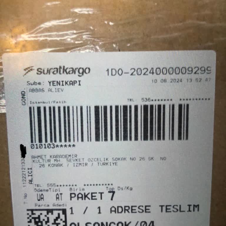 Sürat Kargo, Kayıp Ürün Ve Ya Kargo